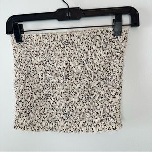 Better Be Floral Scrunch Cropped Tube Top